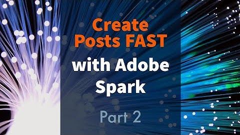 Fastest way to Create Posts in Adobe Spark Post (Without Templates) Part 2 | GrafFx Craftzone Africa