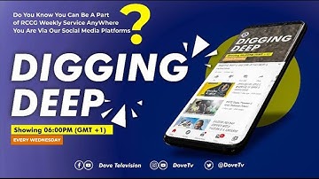 RCCG ONLINE DIGGING DEEP WITH PASTOR J.F.ODESOLA