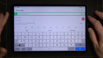 How to Fix Floating Keyboard in HUAWEI MatePad 11 – Attach Keyboard to Bottom Screen