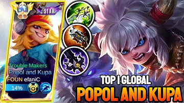 Popol And Kupa Best Build & Emblems - Top 1 Global Popol And Kupa by efaniC - Mobile Legends
