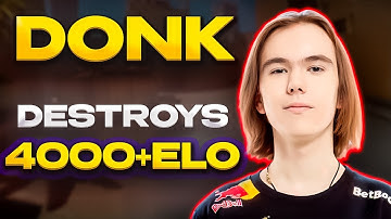 Donk got 30 — 11 VS 4000+ ELO! Donk POV with COMMS! CS2 FACEIT ( MIRAGE )