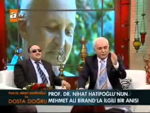 Mehmet Ali Birand'ın Nihat Hatipoğlu'ndan isteği