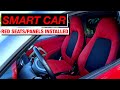 Smart Car Red Interior Done