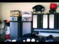 Construction and Garage w/ Kobalt Cabinets, Gladiator Hangers & Harley-Davidsons