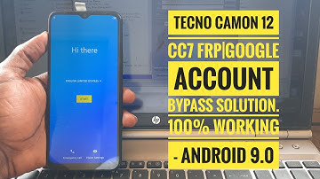 TECNO CAMON 12 CC7 FRP | GOOGLE ACCOUNT BYPASS - 100% WORKING WITHOUT PC | ANDROID 9.0