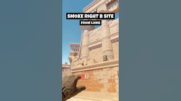 HOW TO SMOKE RIGHT B SITE from LONG on Anubis (CS2)  #cs2 #counterstrike2 #cs2clips #shorts