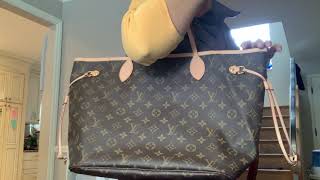HOW TO SPOT AUTHENTIC LOUIS VUITTON NEVERFULL MM/MEDIUM Size in MONOGRAM PRINT & REVIEW PART 2