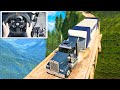 Driving On America&#39;s Most Dangerous Roads - American Truck Simulator | Thrustmaster Wheel &amp; Shifter