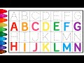 [영어놀이] 점 선 따라 알파벳  따라 쓰고 네모 안에 한번 더 알파벳 따라 써보기 | Alphabet song | 알파벳놀이