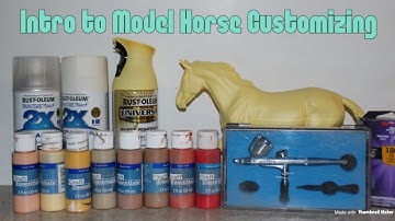Intro To Model Horse Customizing~ customizing 101 E1