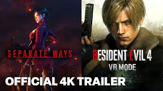 Resident Evil 4 Separate Ways Official DLC Reveal and VR Mode Trailer
