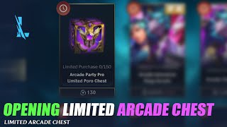 Opening Limited Arcade Chest - Wild Rift