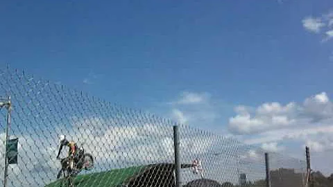 Motorcycle jumps at the Rhinebeck Antique Motorcyc...