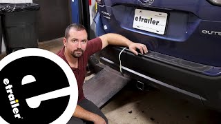 etrailer | Hopkins Trailer Wiring Harness Installation  2022 Subaru Outback Wagon