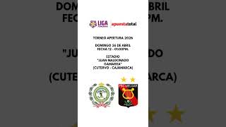 Anuncio partido LF2026 (TA - Fecha 04): Defensores del Ilucán vs FBC Melgar