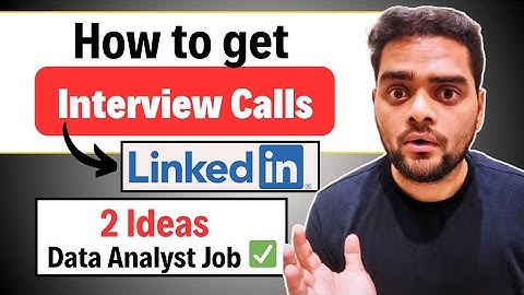 How to get Data Analyst Job through LinkedIn😲