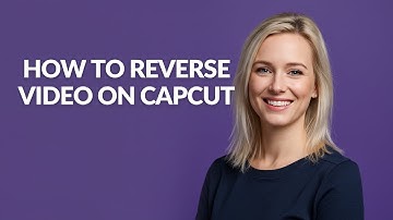 HOW TO REVERSE VIDEO ON CAPCUT - Julia