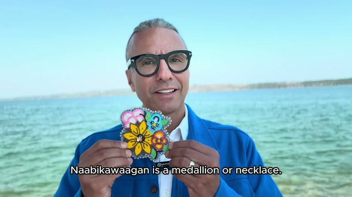 Naabikawaagan = Necklace, medallion (Ojibwe Word of the Day)