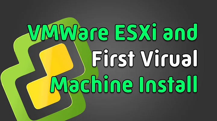 Bare Metal ESXi and First Virtual Machine Install