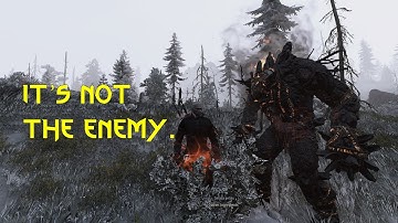 The Witcher 3 Next Gen Sign Enhanced Mod: Magic Spells - Tome of Fire Entity (Boss Fight)