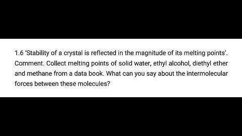THE SOLID STATE E.Q.1.6  CLASS 12 CHEMISTRY NCERT CHAPTER 1