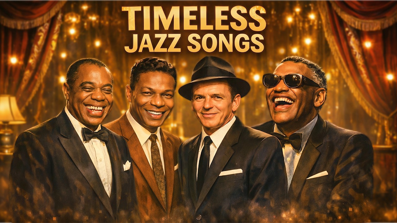Popular Jazz Songs 🎺 Louis Armstrong, Ray Charles, Frank Sinatra – Retro Jazz Playlist 50s 60s 70s