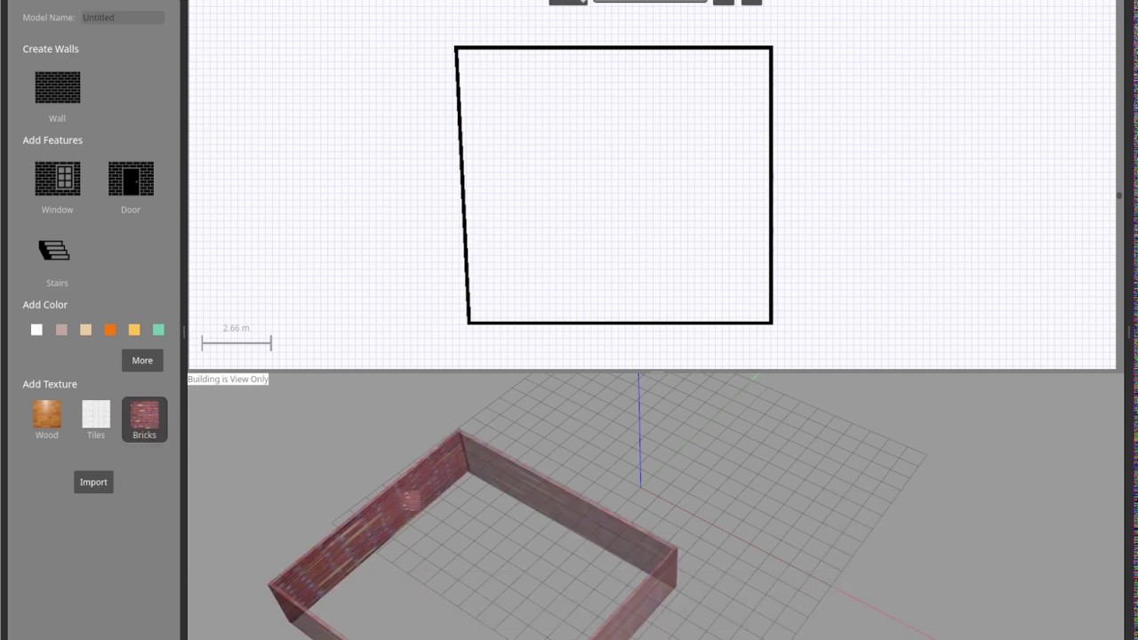How to Create a Model of a Building in Gazebo - YouTube