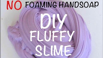 How to make a easy, stretchy and fluffy slime without shaving cream or foaming hand soap!!! 👍😁😘