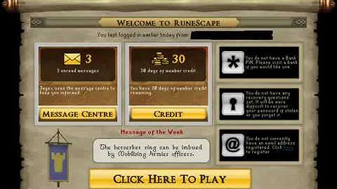 RuneScape Pin Generator V7