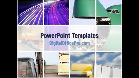 Transport PowerPoint Template Backgrounds - DigitalOfficePro #07735