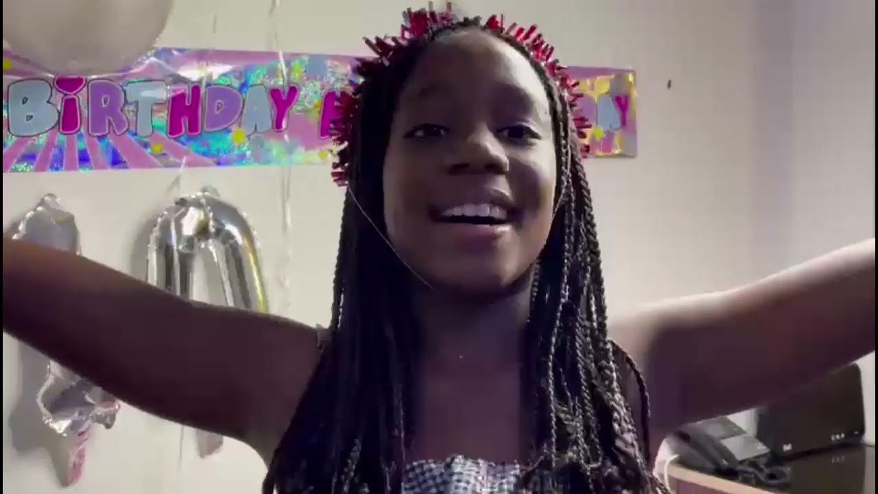 julie celebrates and the family Elizabeth mutesasira's birthday in a