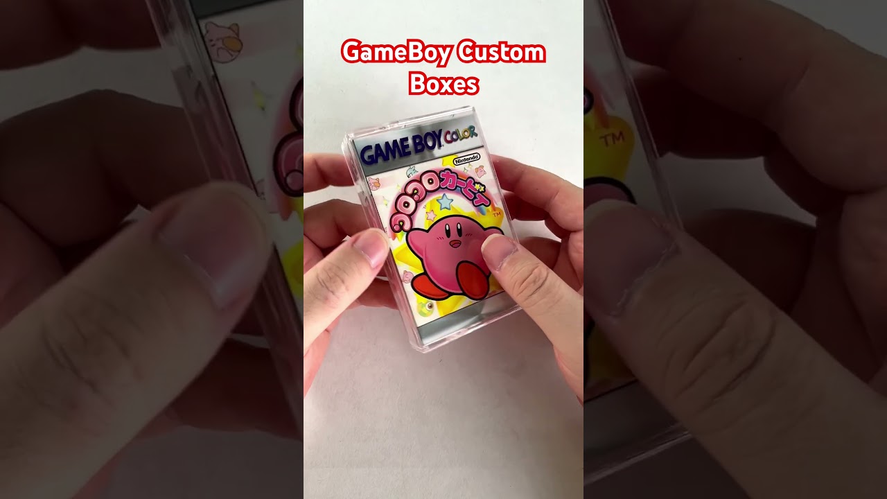 GameBoy Custom Boxes / Кастомные боксы для Геймбоя 