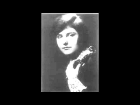 Bach, "Double" Violin Concerto in d minor Mov III (Arnold and Alma Rosé) 1928