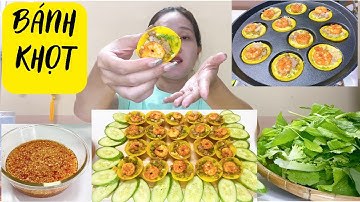 BÁNH KHỌT nhân tôm thịt, pha bột bằng nước cốt dừa ăn béo ngậy -- CÓ MÓN GÌ ĂN MÓN ĐÓ #21