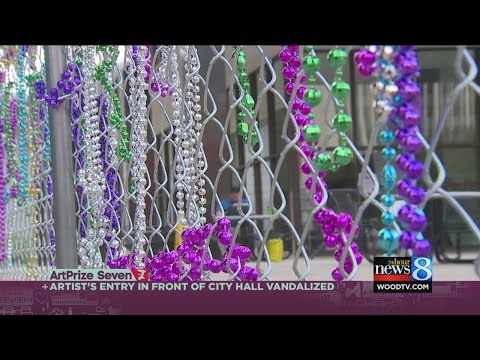Beaded necklaces taken
