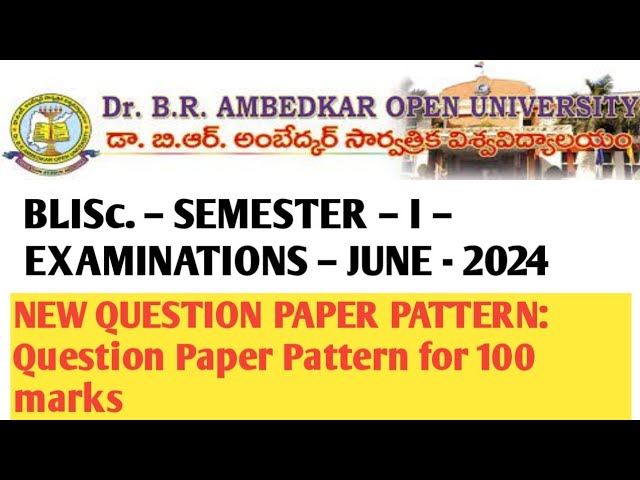 BLISc.SEMESTER-I-EXAMINATIONS-JUNE-2024 class=