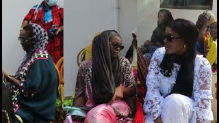 Zuchu, Mama Dangote na Malkia Karen kwenye msiba wa Mama Lulu Diva