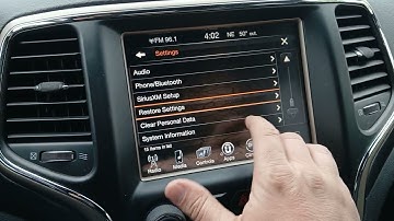 How to Factory Reset the Display in a 2014–2022 Jeep Grand Cherokee