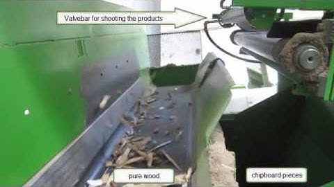 Vision based sorting of woodchips