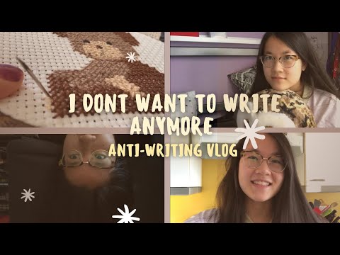 I don’t want to write anymore…