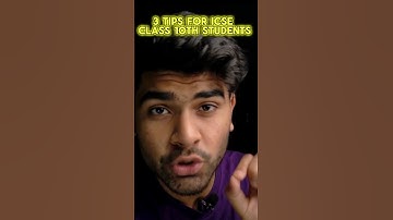 3 TIPS FOR ICSE CLASS 10th STUDENTS |CLARIFY KNOWLEDGE#icse #icseclass10boardexam #shorts