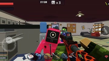 Pixel Combat Zombies Strike - Office 13-20 Waves