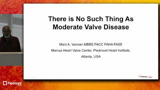 There is No such Thing As Moderate Valve Disease