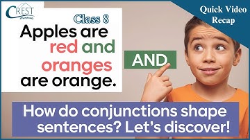 Class 8 Conjunctions | English Olympiad | CREST Olympiads