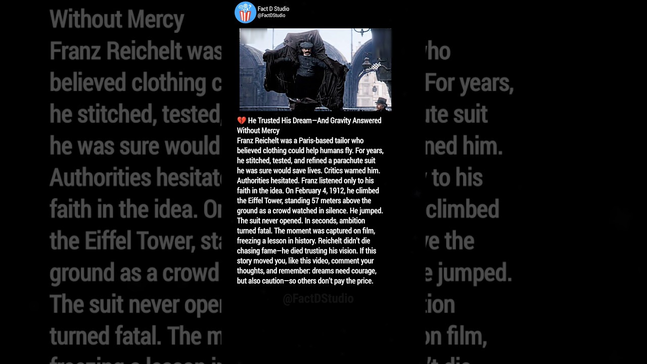 💔 He Trusted His Dream—And Gravity Answered Without Mercy