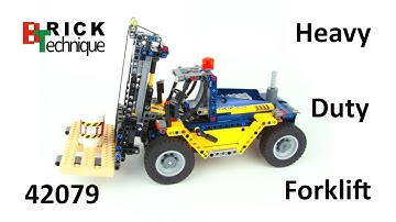 LEGO Technic set - 42079 Heavy Duty Forklift - Unboxing & Super SMOOTH Stop Motion Speed Build