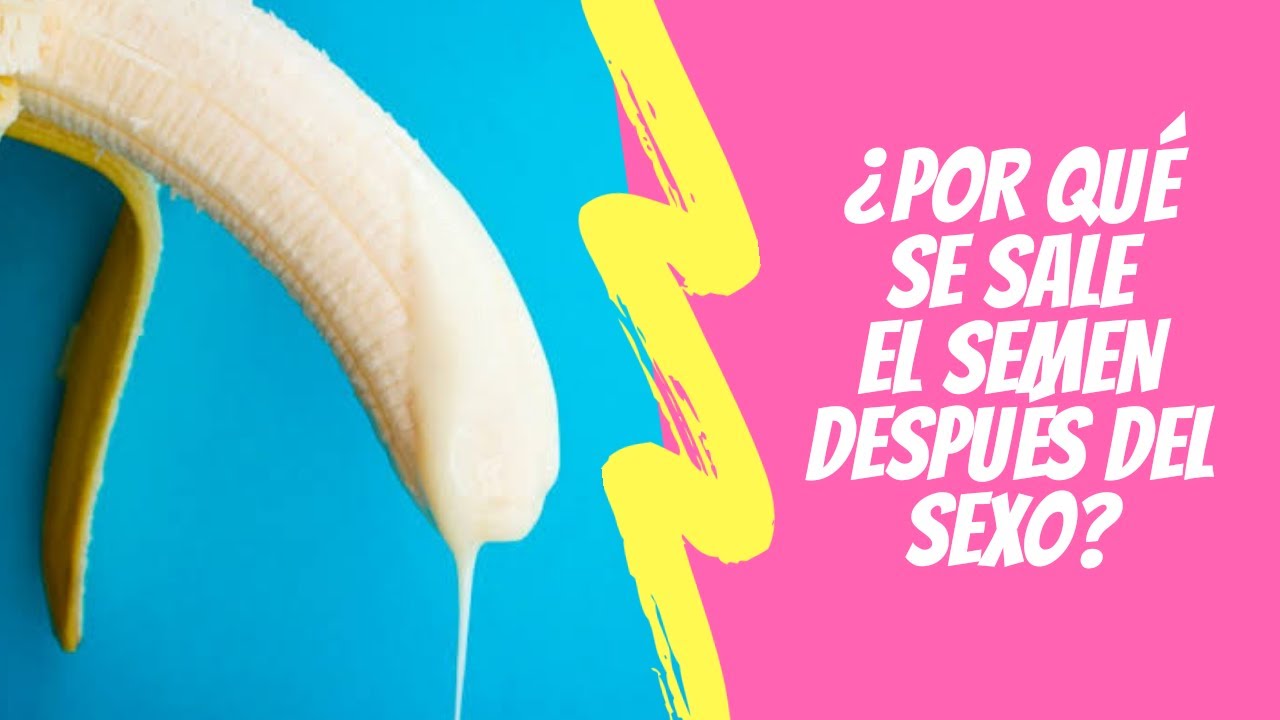 ¿porque Se Sale El Semen DespuÉs Del Sexo Youtube