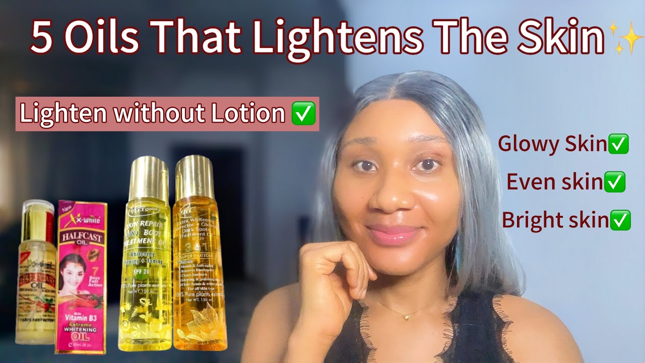 Масла для тела, которые осветлят вашу кожу😍 5 масел для сияющей кожи, суперосветляющее масло для ...