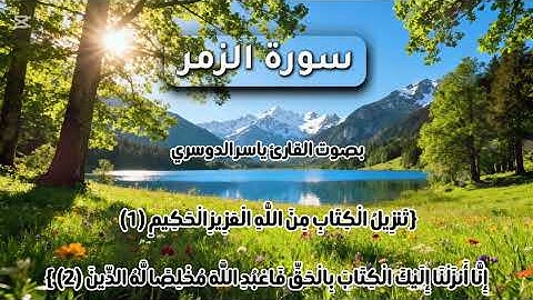 سورة الزمر بصوت القارئ ياسر الدوسري #سورو_الزمر#قرآن 