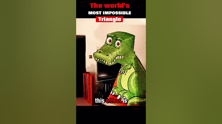 The world's most impossible triangle #theworldmost #penrose #shorts#science#illusion